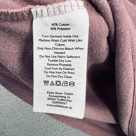 Eddie Bauer‎ Women Top Large Brownish Purple Short Sleeve Pullover Shirt - Picture 4 of 8